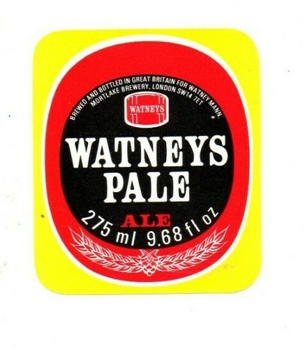 England beer label - england, watney