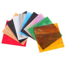 10Pcs Colored Glass Sheets