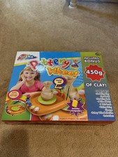 Grafix Childrens Pottery Wheel Set with Pedal. Clay Paints. Age 6