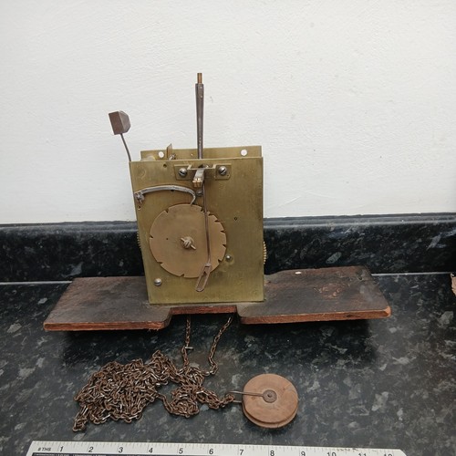 Long case clock works with - clock,