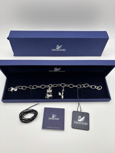 Swarovski silver crystal panda - crystal,