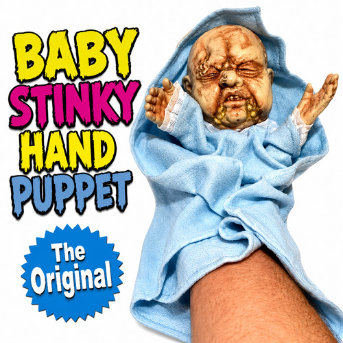Baby stinky hand puppet ugly - baby,