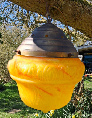 Large vintage ceiling light - ceiling,