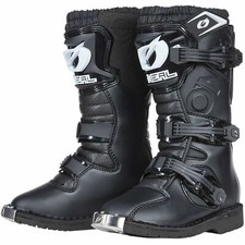 ONEAL RIDER PRO YOUTH MOTOCROSS BOOTS BLACK KIDS JUNIOR MX JR BIKE NEW CHEAP ATV