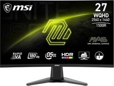 MSI MAG 27CQ6F 27" WQHD Curved Gaming Monitor - 1500R 2560 x 1440 Refurb