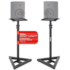 Pyle Studio Speaker Stands-Pro Audio Bookshelf / Monitor Speaker Stand Mounts