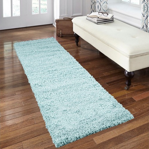 Luxury shaggy runner rug - shaggy,