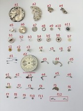 Valjoux Cal 22 Movement Parts