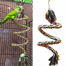 1PC Coil Swing Perch Parrot