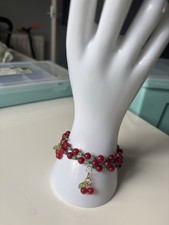 Handmade memory wire bead