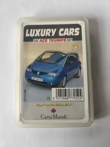 Ace trumps luxury - cars, playing