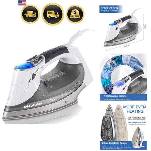 Steam iron with lcd screen - lcd,
