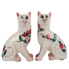 Antique mantel cats wemyss - antique,