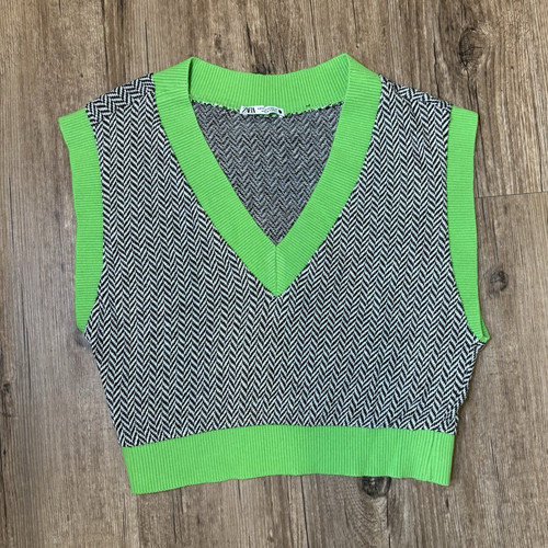 Zara sleeveless knit sweater - sleeveless,
