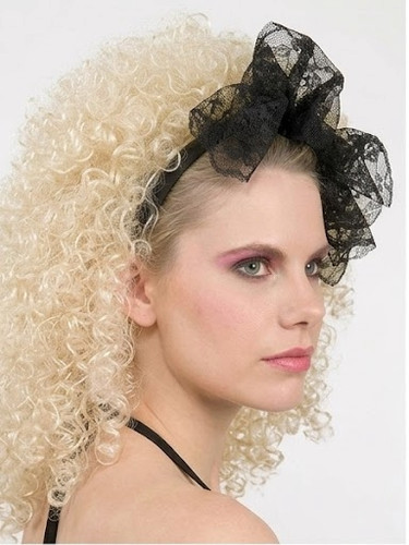 Black lace hair scarf - lace,