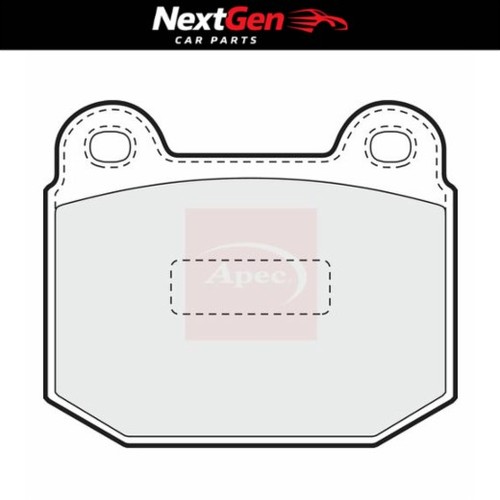 Front brake pads - apec, for