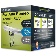 Towbar detachable for ALFA