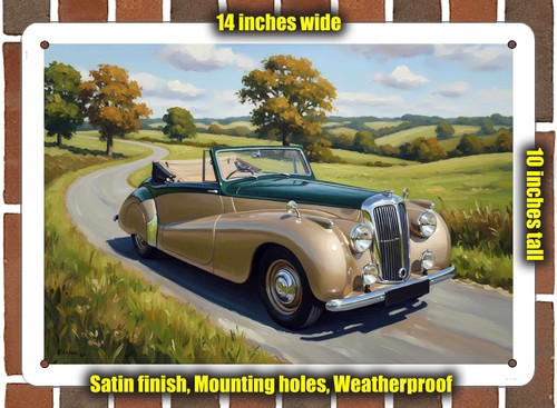 Metal sign 1950 daimler - sign,