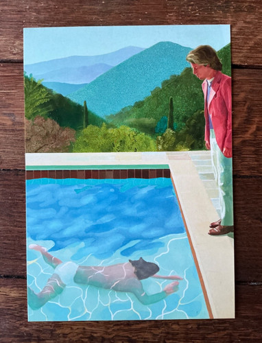 David hockney private invite - david,