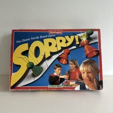 Sorry! Board Game Vintage Classic Family 1997 Waddingtons 100% Complete