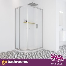 Twin Door Quadrant Chrome