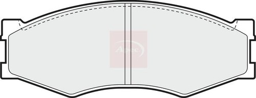 Apec front brake pad - apec,