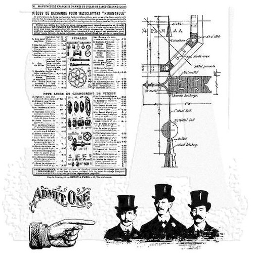 Tim holtz cling - cling, rubber