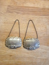 2 X Nice Vintage Silver Tone