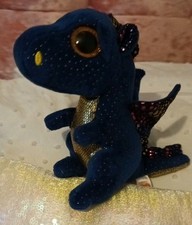 Ty Beanie Boos Mini Boo Saffire the Blue Dragon Mystery Chaser Series 3 Figure
