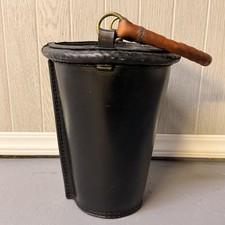 Vintage Leather Fire Bucket