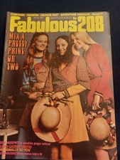 Vintage FABULOUS 208 Magazine 8 JULY 1972 David Cassidy Ben Murphy George Best80