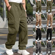 Mens Elasticated Cargo Combat