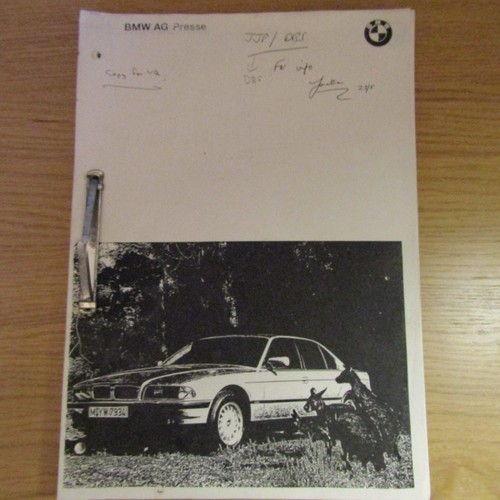 Bmw e38 series 730i - 730i, 730il