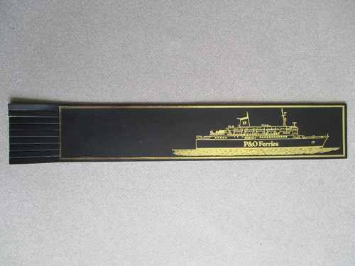 Leather bookmark o ferries - bookmark, &