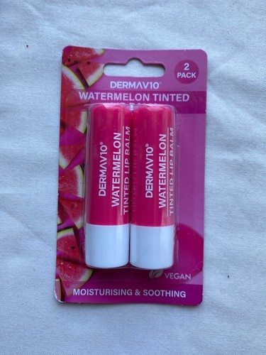 Dermav10 watermelon tinted - tinted, lip