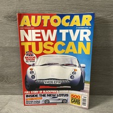 AUTOCAR MAGAZINE 27-OCT-99  TVR Tuscan P1 Prodrive Audi TT Honda Insight E320 CD