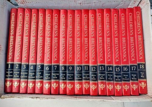 Full set children britannica - full,
