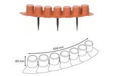 Lawn edging border 05m - border, /