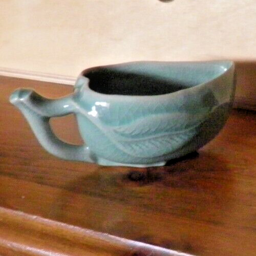 Vintage chinese celadon - celadon, leaf