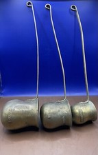 Vintage set 3 Brass WHISKY RUM