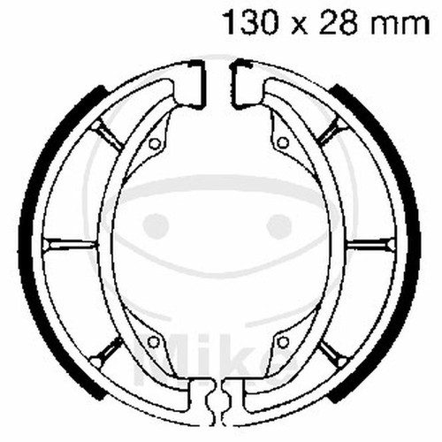 Pair brake jaws ebc - pair,