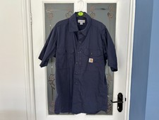 Carharrt Shirt Mens Navy Blue
