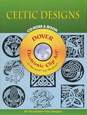 Celtic Designs CD-ROM and Book (Dover Electronic Clip Art) by Dover CD-ROM Book