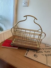 ANTIQUE SOLID BRASS MAGAZINE