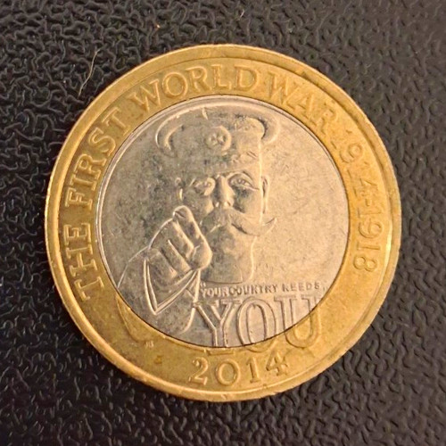 2014 two pounds coin - 2014, uk