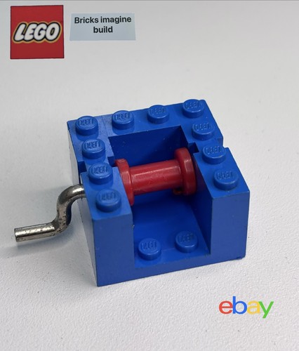 Lego vintage blue string reel - lego,