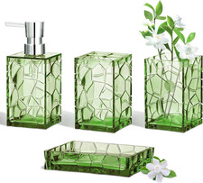 Bathroom Accessories Set, Sage
