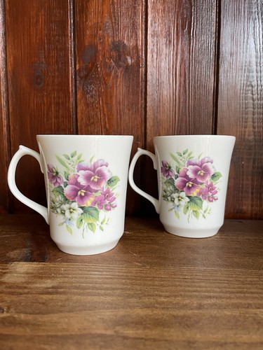 Pair vintage fine bone - bone, china