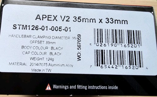 Renthal apex mountain bike - apex,