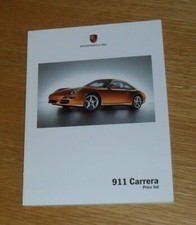 Porsche 911 997 Price List &